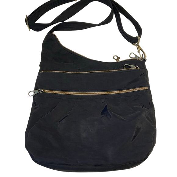 Travelon Black Crossbody Bog - Picture 1 of 7